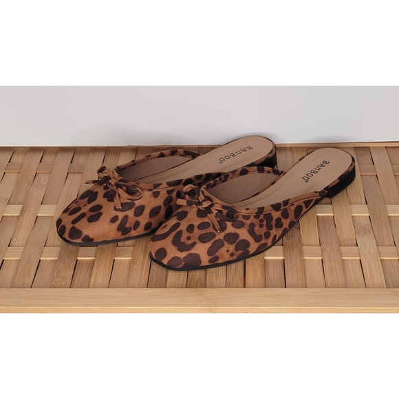 Lulu's Darcie Leopard Suede Flats {Bamboo} - Picture 5 of 10
